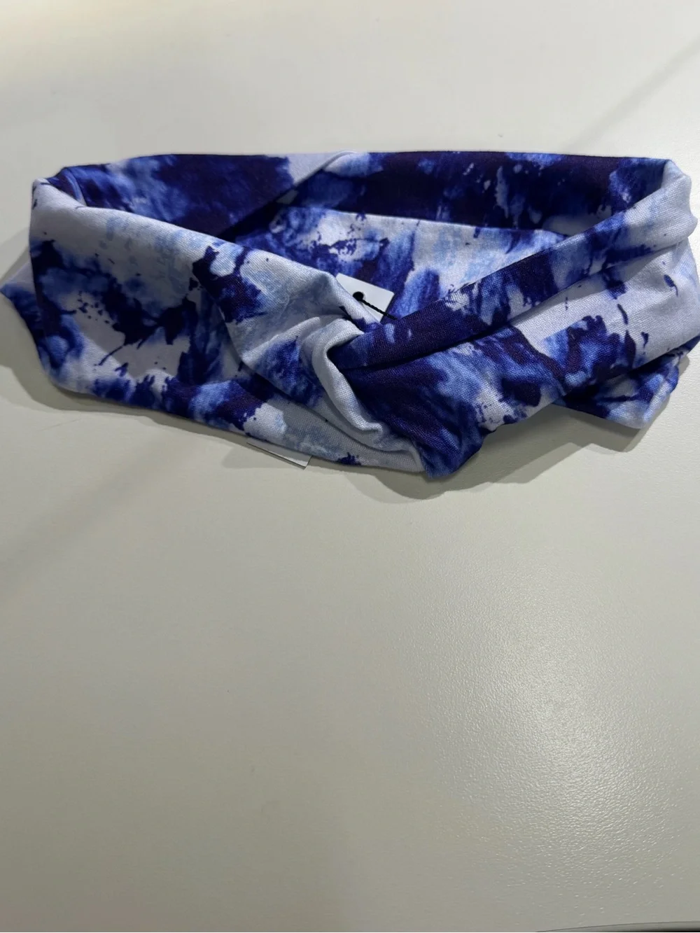 NWOT Tie-Dye Blue Infinity Headband